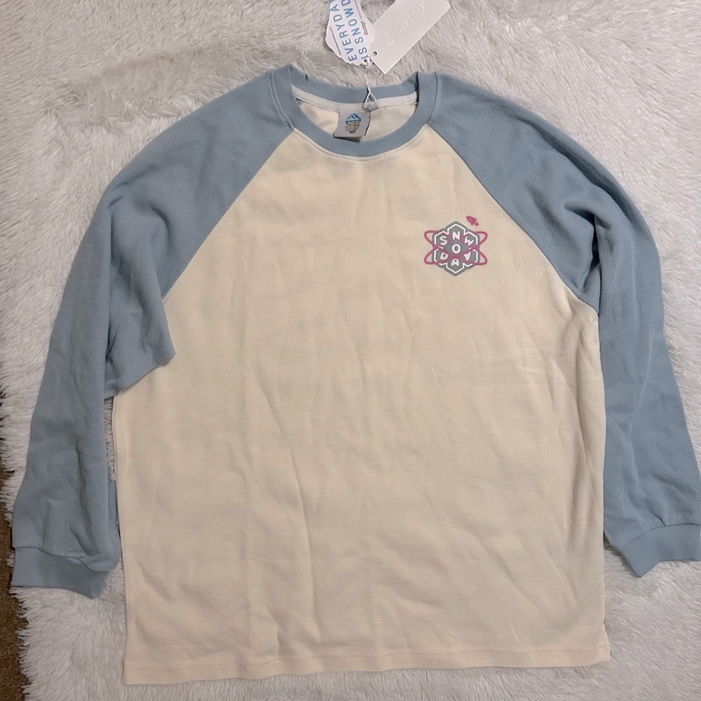 SnowDay Waffle Knit Raglan Shirt - Picture 7 of 12